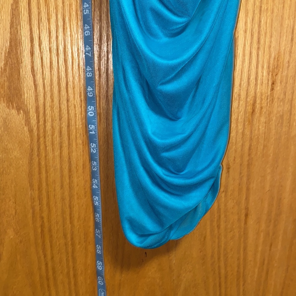 Chain Strap Ruched Midi Dress - Picture 13 of 15